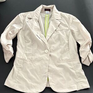 mark. Cream Blazer with Neon Accents